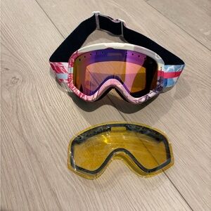Kids Anon Tracker Ski/Snowboard Goggles with Amber Spare Lens